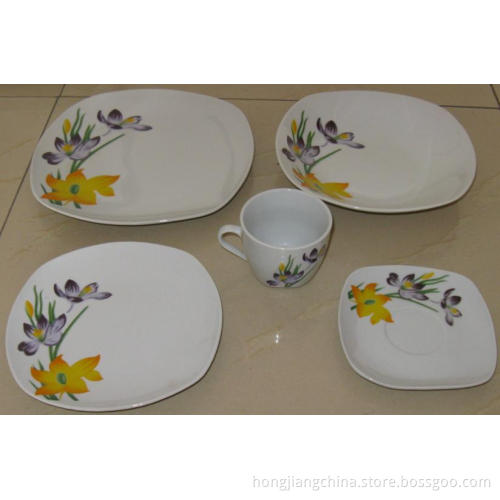20PCS Square Dinner Set